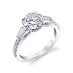 Baguette Engagement Ring - Isla
