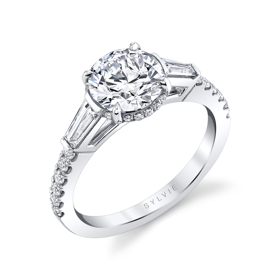 Baguette Engagement Ring - Isla