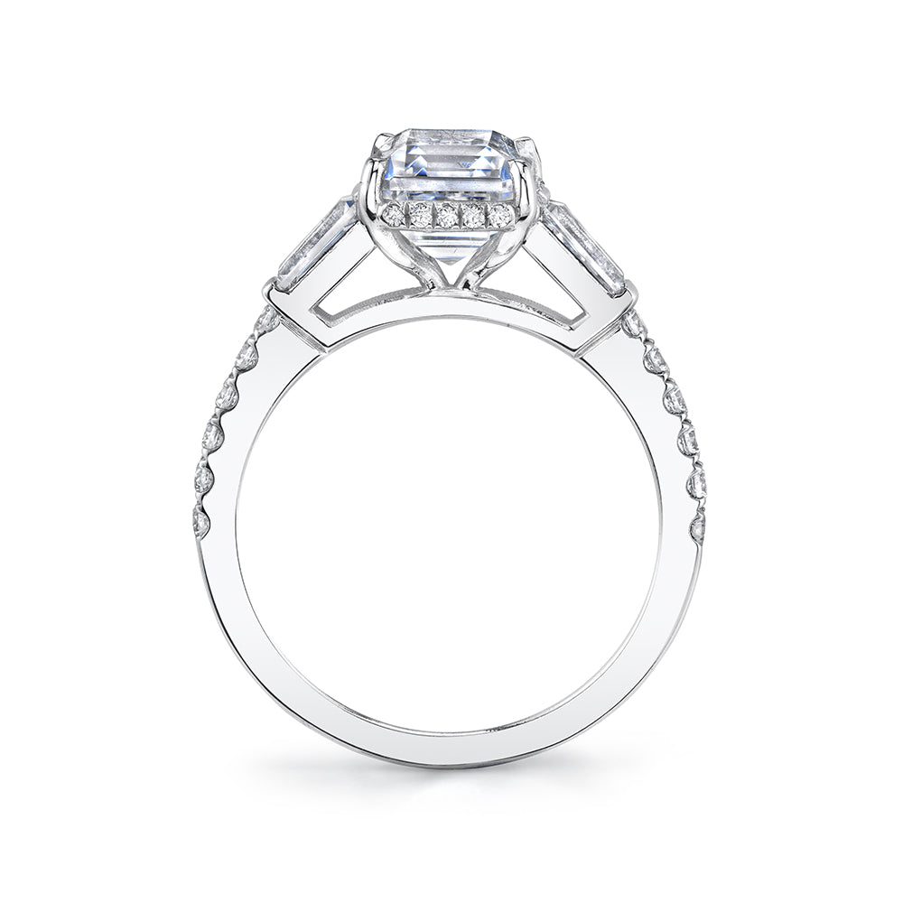 Three Stone Engagement Ring - Isla