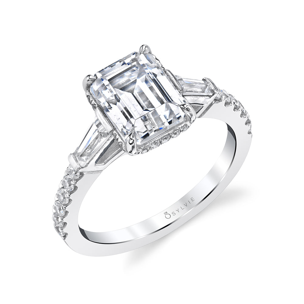 Three Stone Engagement Ring - Isla