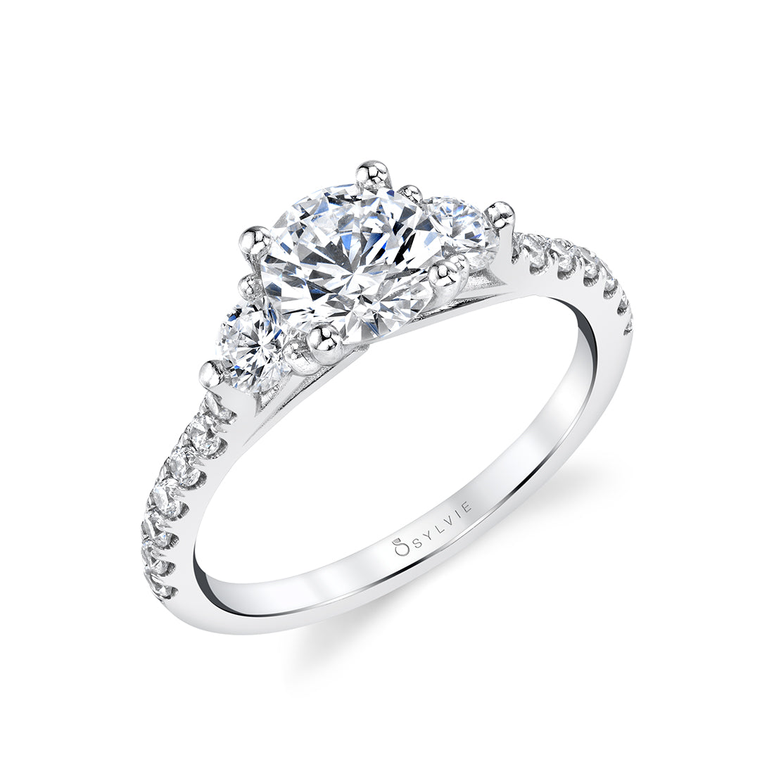 Three Stone Engagement Ring - Tatianna