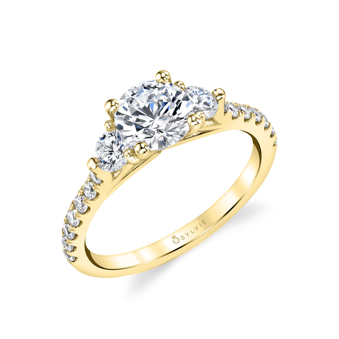Three Stone Engagement Ring - Tatianna