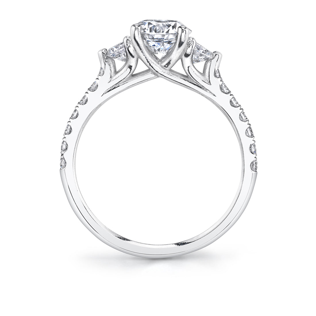 Three Stone Engagement Ring - Tatianna