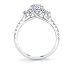 Three Stone Engagement Ring - Tatianna