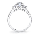 Three Stone Engagement Ring - Tatianna