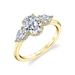 Three Stone Engagement Ring - Tamryn