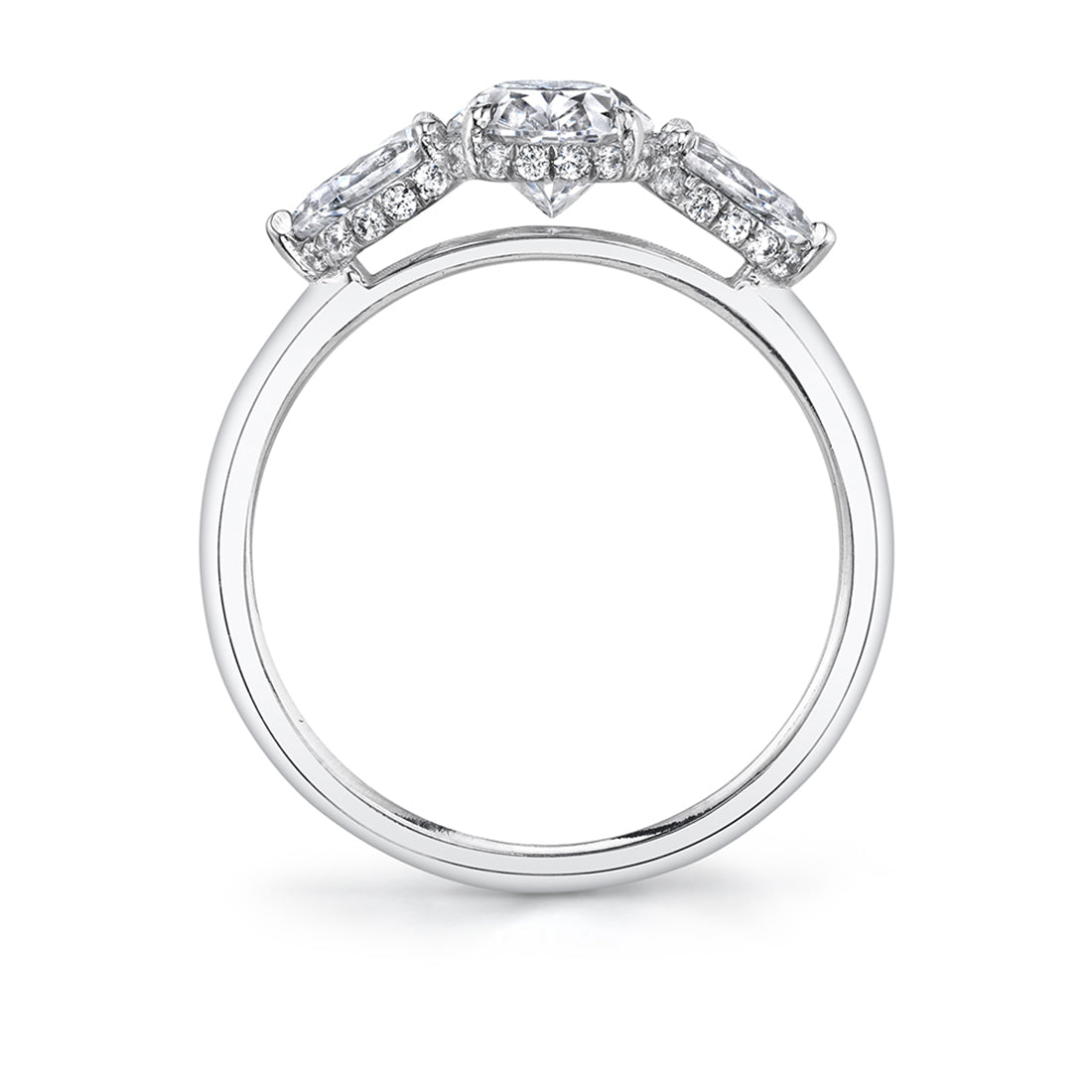 Three Stone Engagement Ring - Tamryn