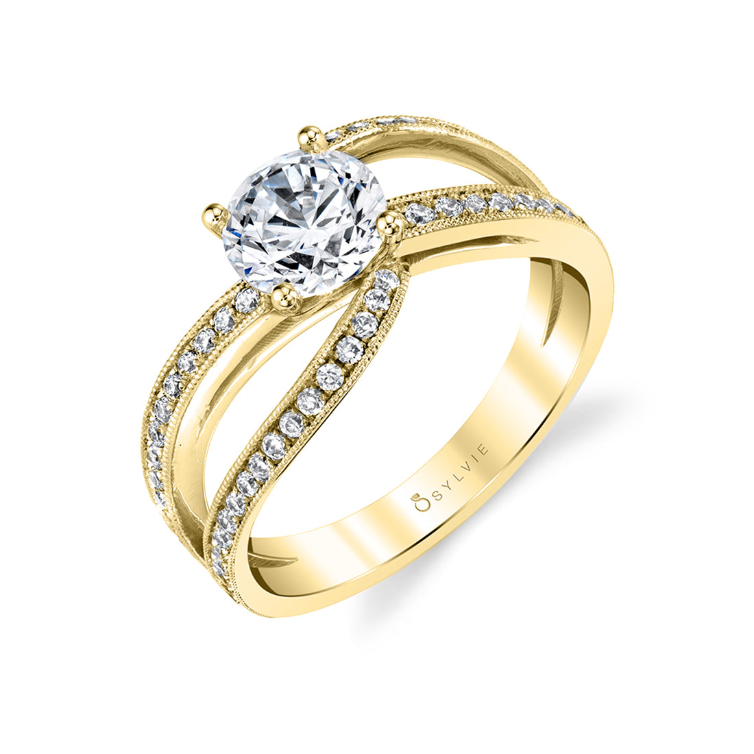 Split Shank Engagement Ring - Keira