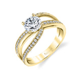 Split Shank Engagement Ring - Keira