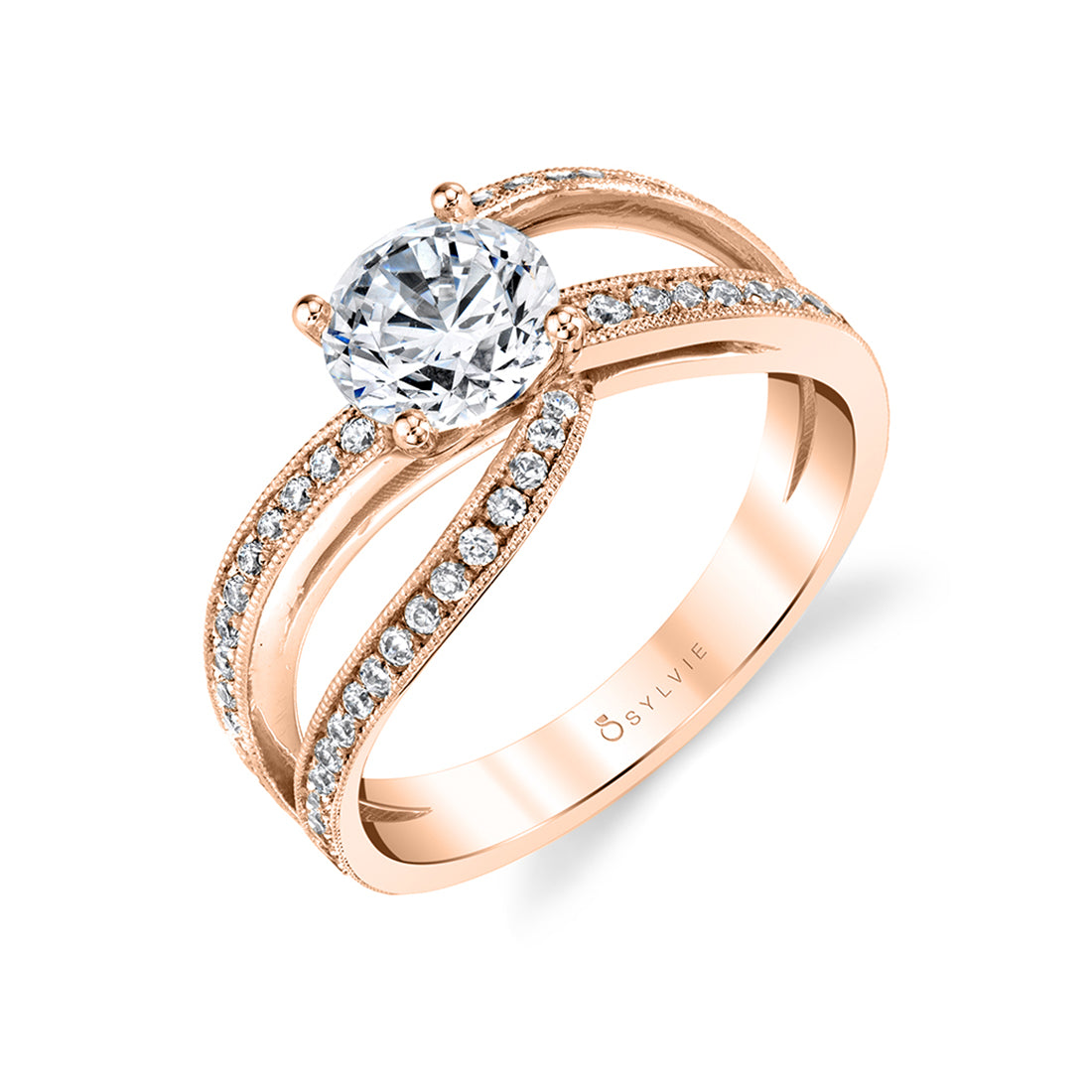 Split Shank Engagement Ring - Keira