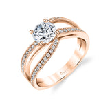 Split Shank Engagement Ring - Keira