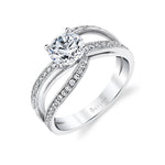 Split Shank Engagement Ring - Keira