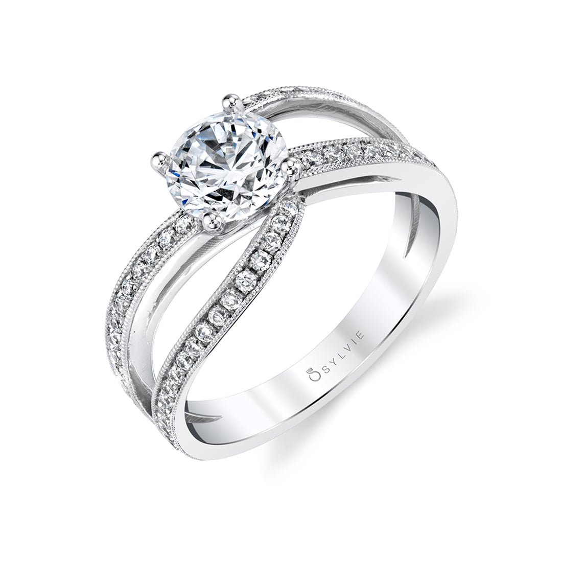 Split Shank Engagement Ring - Keira