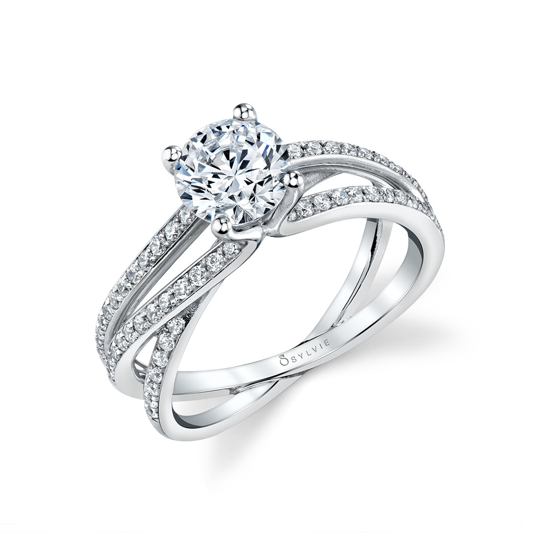Split Shank Engagement Ring - Aleene