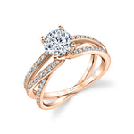 Split Shank Engagement Ring - Aleene