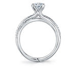 Split Shank Engagement Ring - Aleene