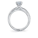 Split Shank Engagement Ring - Aleene
