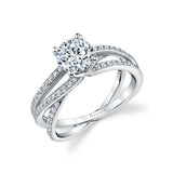 Split Shank Engagement Ring - Aleene