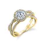 Split Shank Engagement Ring - Devorra
