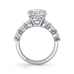 Round Cut Classic Shared Prong Engagement Ring - Imogen