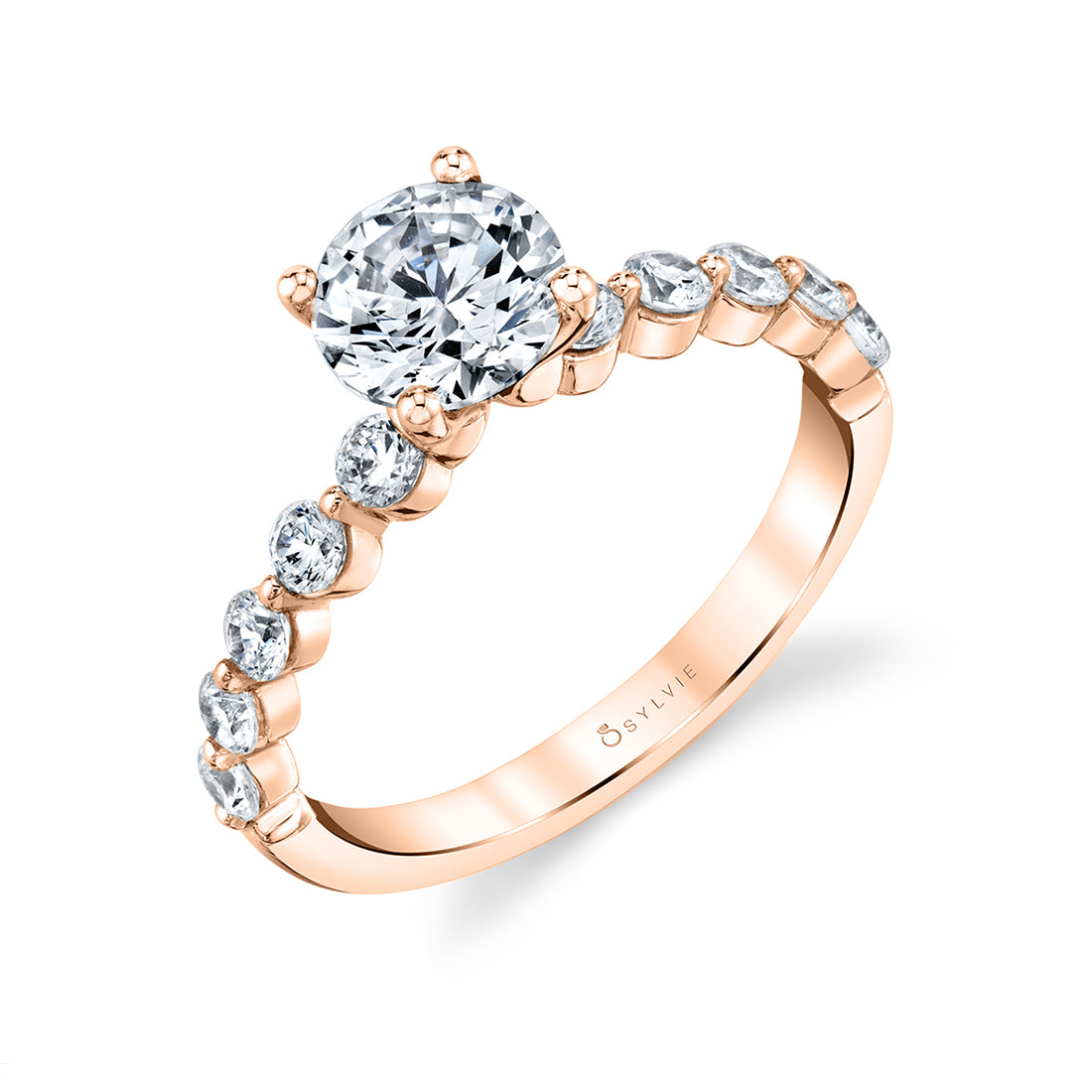 Single Prong Engagement Ring