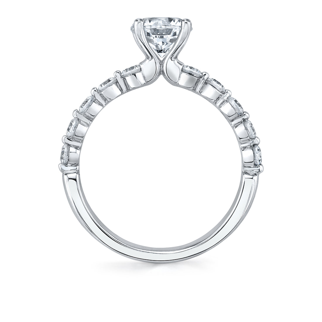 Single Prong Engagement Ring
