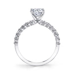 Round Cut Classic Engagement Ring - Athena
