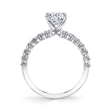 Round Cut Classic Engagement Ring - Athena
