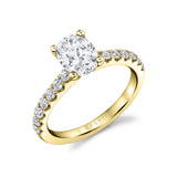 Oval Cut Classic Engagement Ring - Aimee