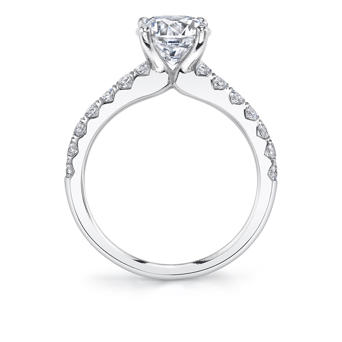 Princess Cut Classic Engagement Ring - Aimee