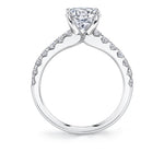 Princess Cut Classic Engagement Ring - Aimee