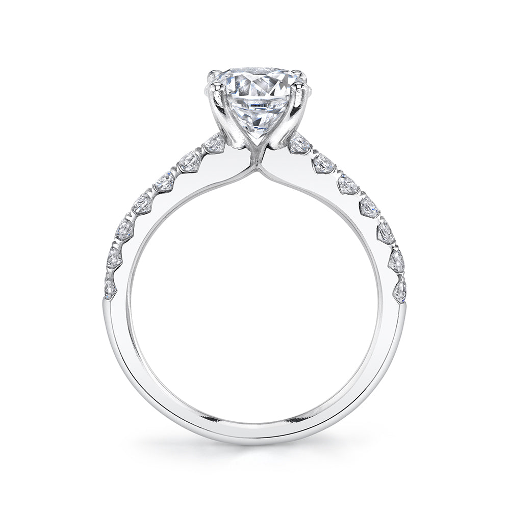 Radiant Cut Classic Engagement Ring - Aimee