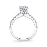 Radiant Cut Classic Engagement Ring - Aimee