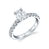 Oval Cut Classic Diamond Engagement Ring - Adoria