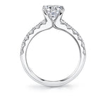 Cushion Cut Classic Diamond Engagement Ring - Adoria