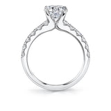 Cushion Cut Classic Diamond Engagement Ring - Adoria