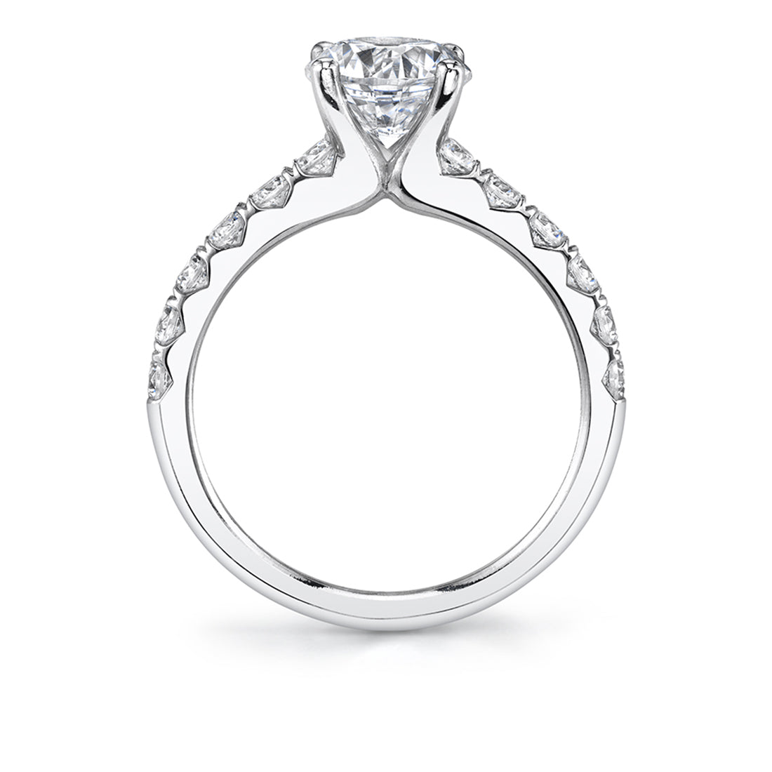 Princess Cut Classic Diamond Engagement Ring - Adoria