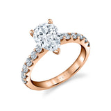 Pear Cut Classic Diamond Engagement Ring - Adoria