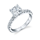 Cushion Cut Classic Diamond Engagement Ring - Adoria