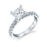 Princess Cut Classic Diamond Engagement Ring - Adoria