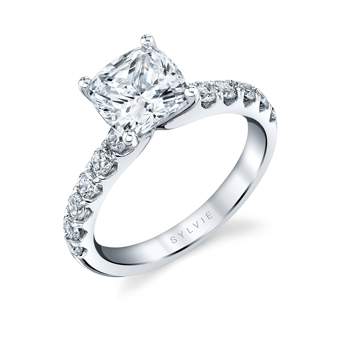 Cushion Cut Classic Diamond Engagement Ring - Adoria