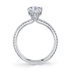 Princess Cut Classic Engagement Ring - Maryam