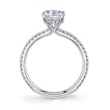 Emerald Cut Classic Engagement Ring - Maryam