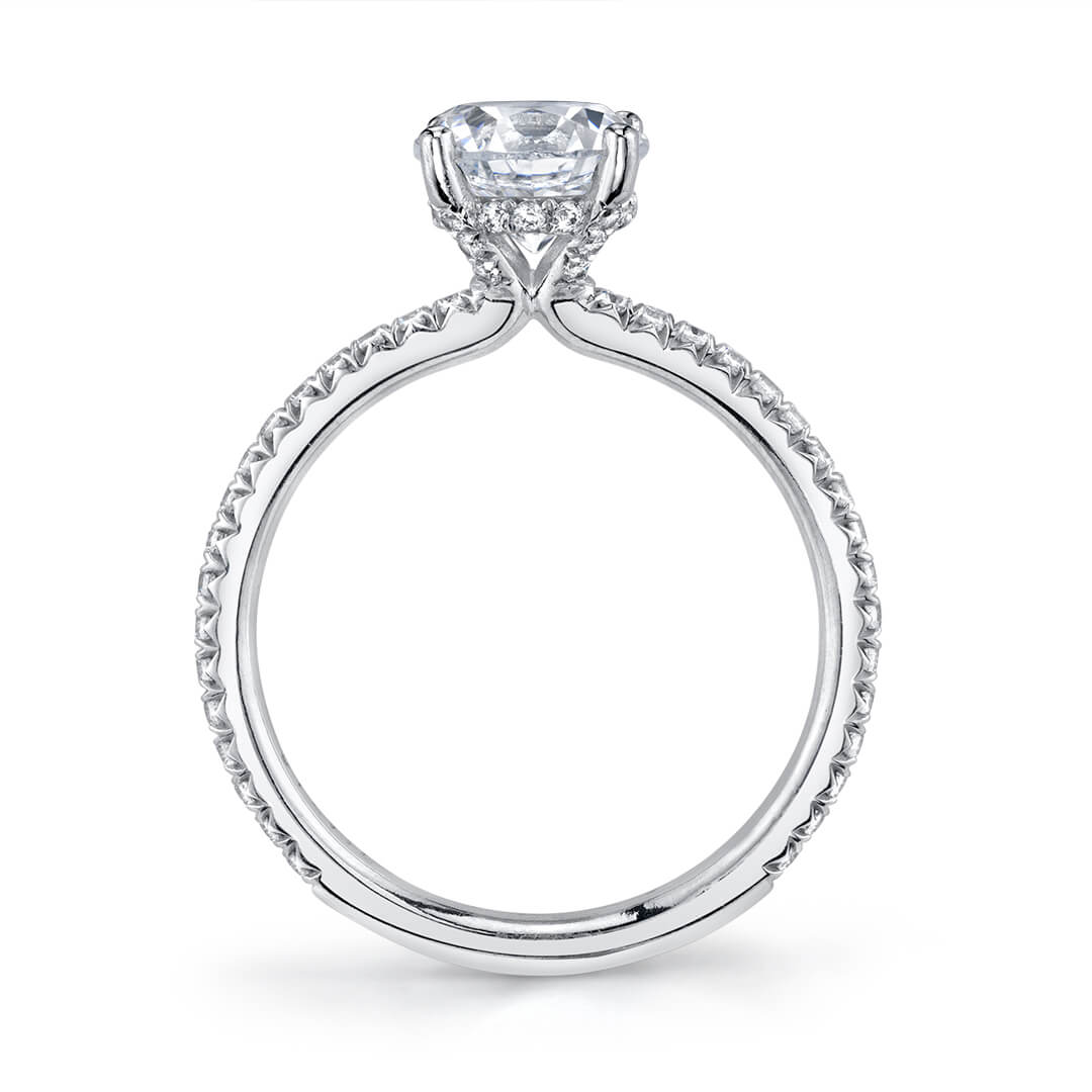 Pear Shaped Classic Engagement Ring - Maryam