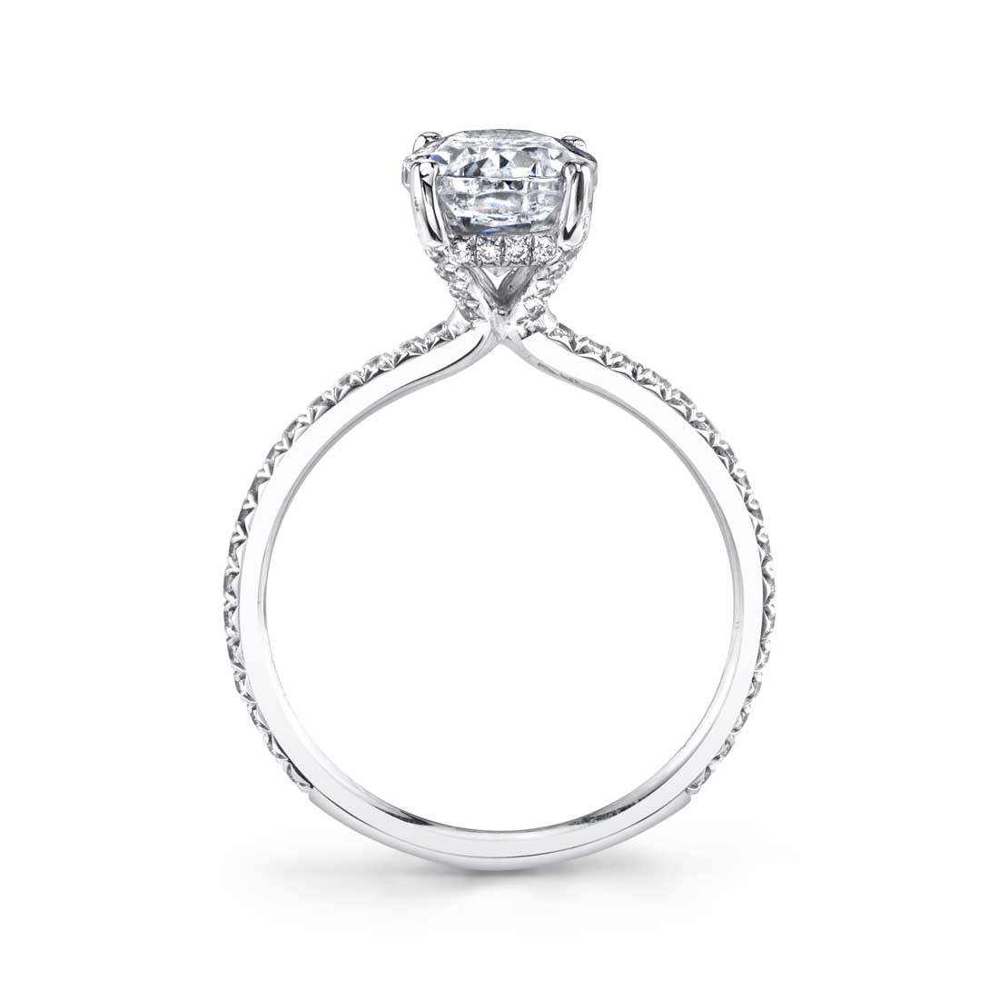 Oval Cut Classic Engagement Ring - Maryam