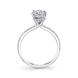 Oval Cut Classic Engagement Ring - Maryam