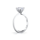 Tulira Oval Cut Solitaire Diamond Petal Prong Engagement Ring - Shay