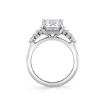 Emerald Cut Multi Stone Engagement Ring - Caisyn