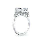 Emerald Cut Multi Stone Engagement Ring - Caisyn