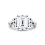 Emerald Cut Multi Stone Engagement Ring - Caisyn